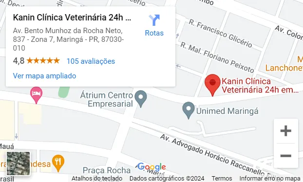 Clinica Veterinária Kanin Localização
