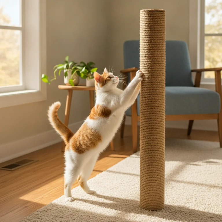 Gato Arranhando os Móveis: Como Redirecionar sem Punir