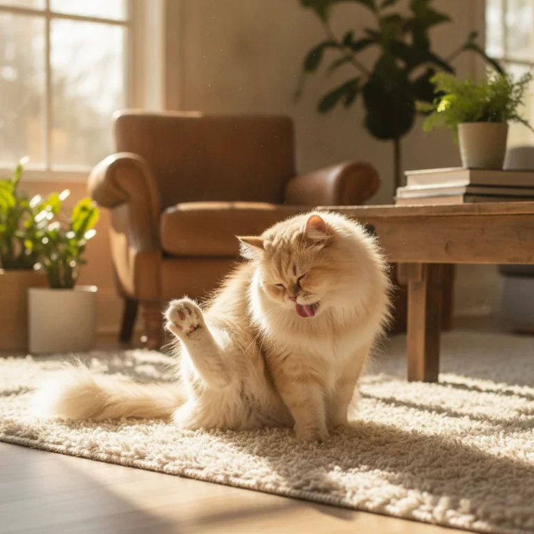 Gato que Vomita Bolas de Pelo com Frequência: Quando é Normal e Quando Não É