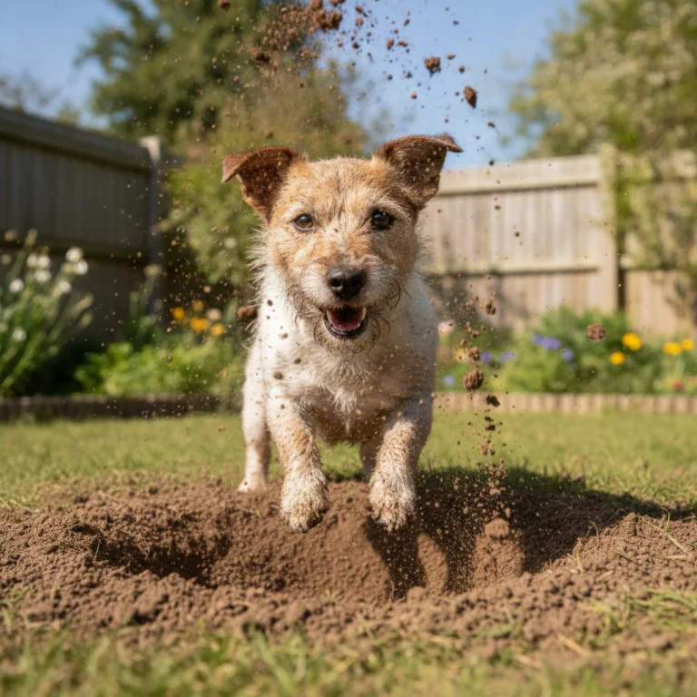 Cachorro que Cava Buracos no Quintal: Por que Isso Acontece