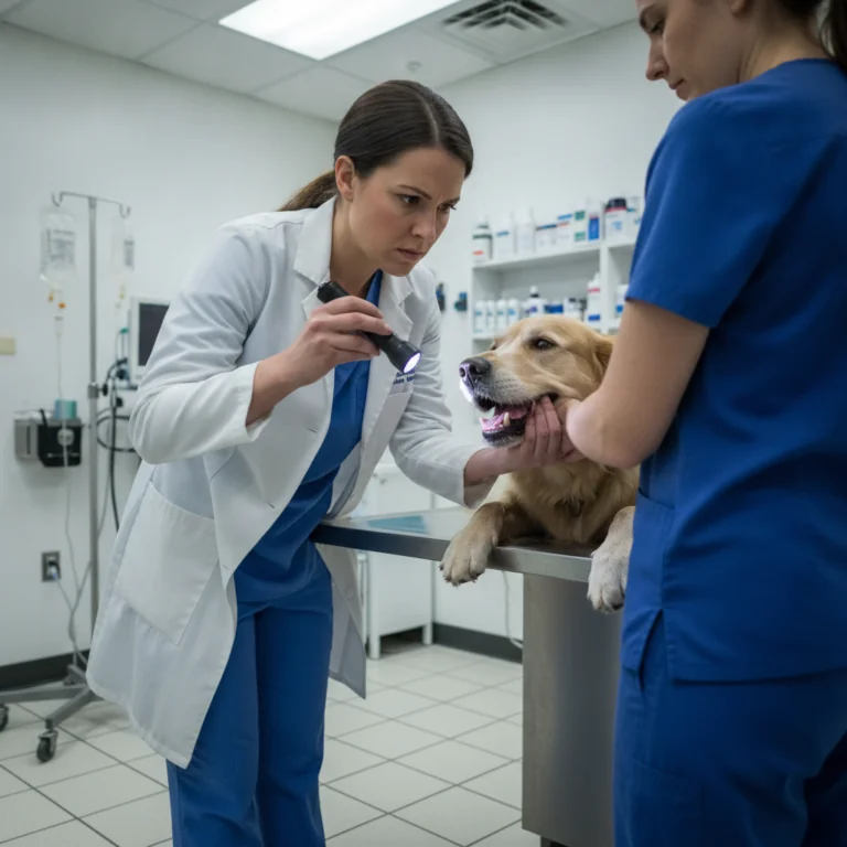 Cachorro com a Gengiva Azulada ou Roxa: Emergência que Exige Ação Imediata